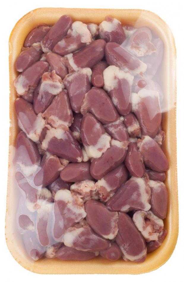 Сердце цыпленка-бройлера Птица Кубани охлажденные (0,9 - 1,2 кг), 1 упаковка ~ 1 кг