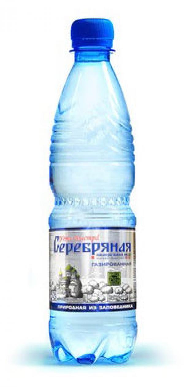 Вода минеральная Серебряная газированная, 500 мл