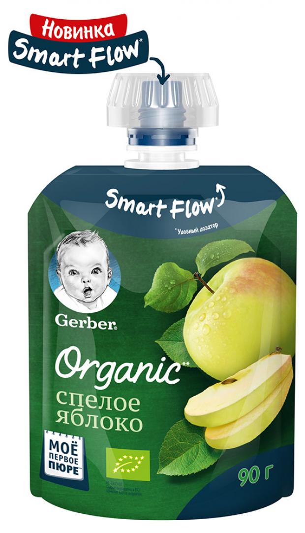 

Пюре Gerber Organic Спелое Яблоко с 4 мес., 90 г