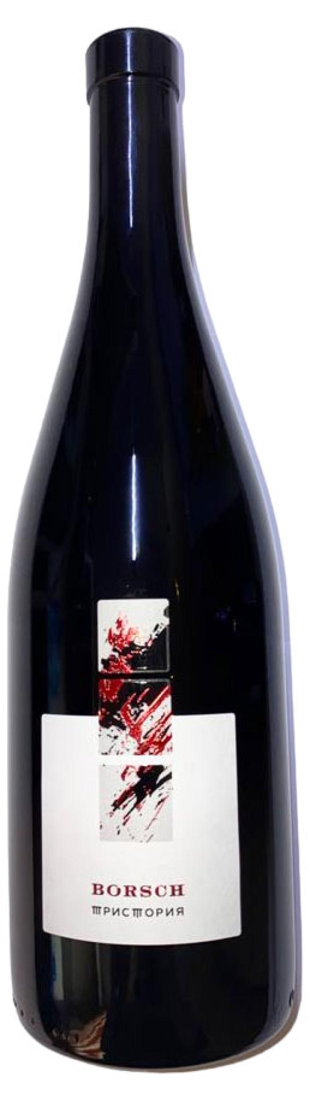 Вино Тристория Borsch красное сухое Россия, 0,75 л