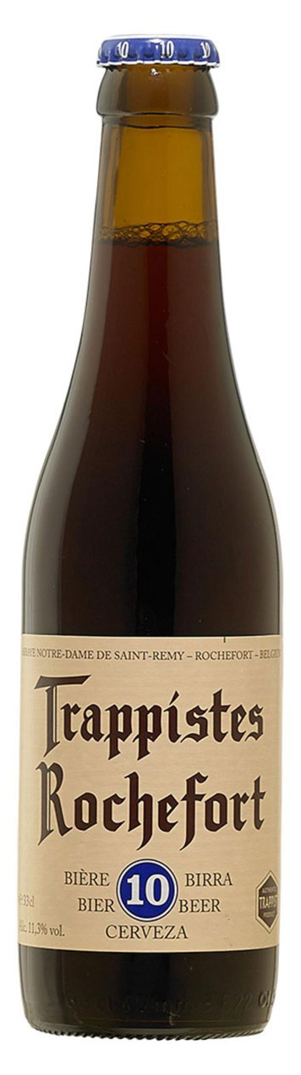 Пиво Trappistes Rochefort 10 темное фильтрованное 11,3 %, 330 мл