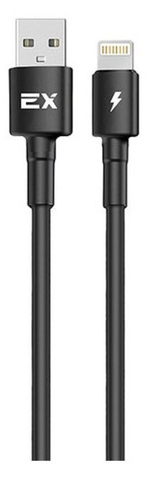 

USB кабель Exployd 8 Pin круглый цвет чёрный длина 1М 2A Rash