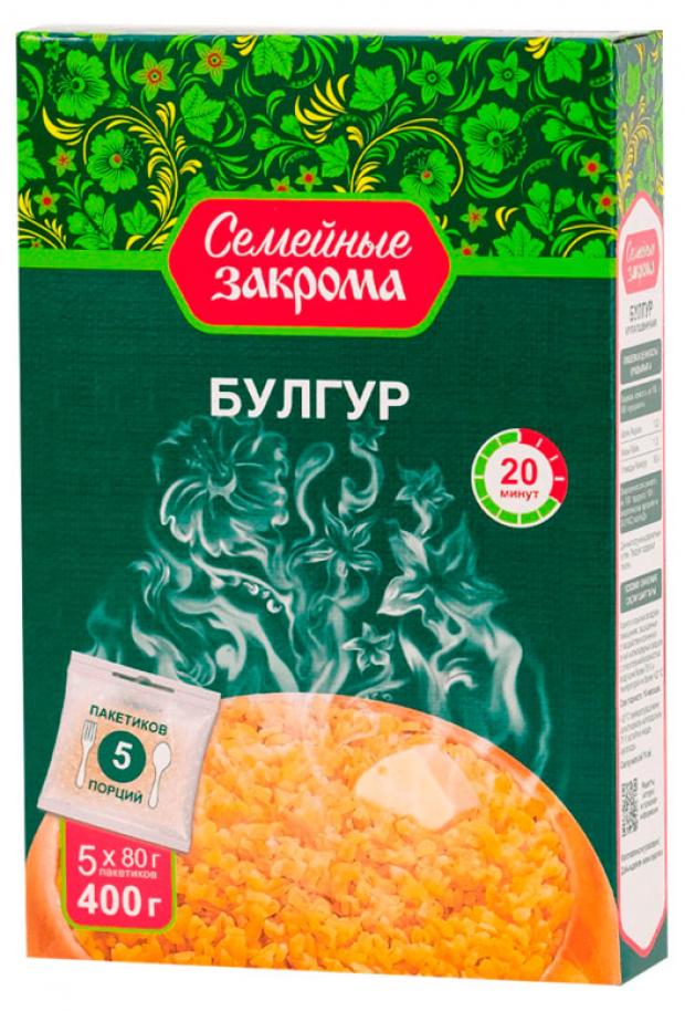 Булгур Семейные закрома, 5x80 г