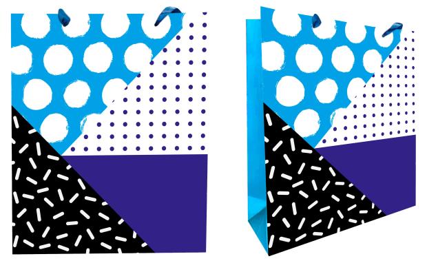 

Пакет подарочный Новый Год, 23x18 см