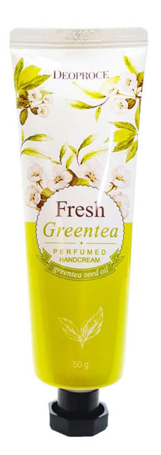 

Крем для рук Deoproce Fresh Green Tea Парфюмированный с экстрактом зеленого чая, 50 г