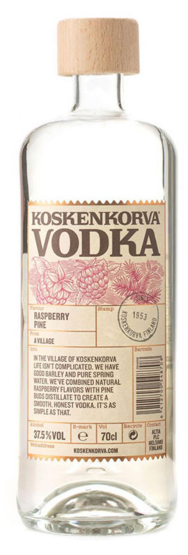 Водка Koskenkorva Raspberry Pine Финляндия, 0,7 л