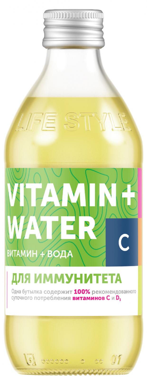 Напиток Сенежская Immuno Vitamin + water Lemomgras, 330 мл