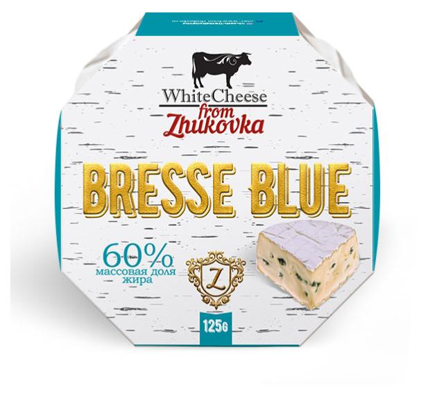 

Сыр мягкий бресс блюс плесенью WhiteCheese from Zhukovka БЗМЖ, 125 г