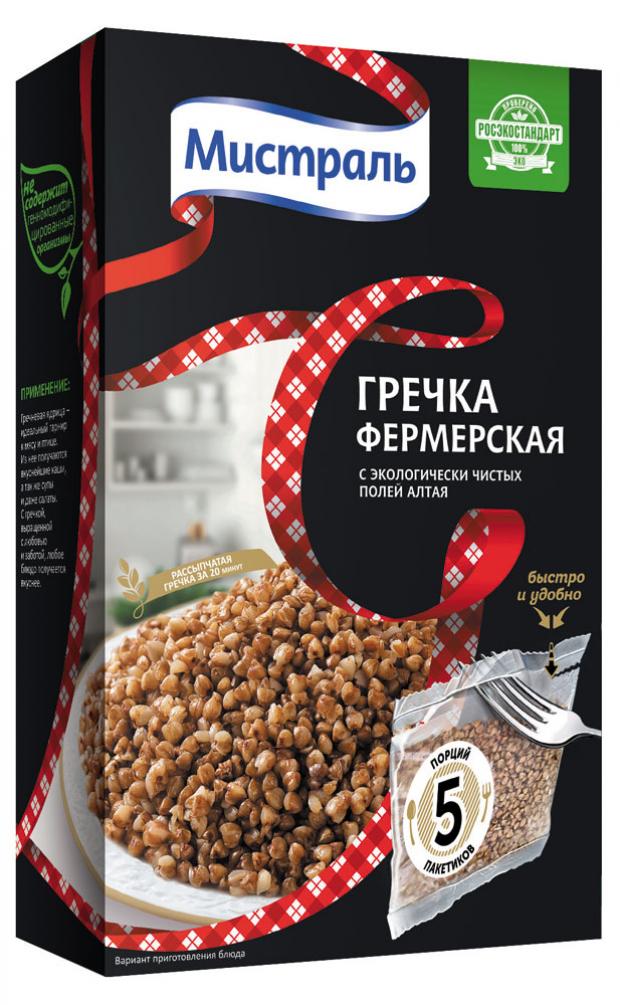 

Гречка ядрица «Мистраль» Фермерская в пакетах для варки, 5х80 г