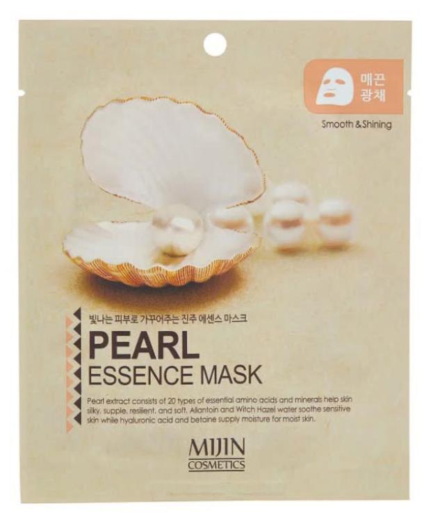 

Маска тканевая для лица Mijin Cosmetics Essence жемчуг, 25 г
