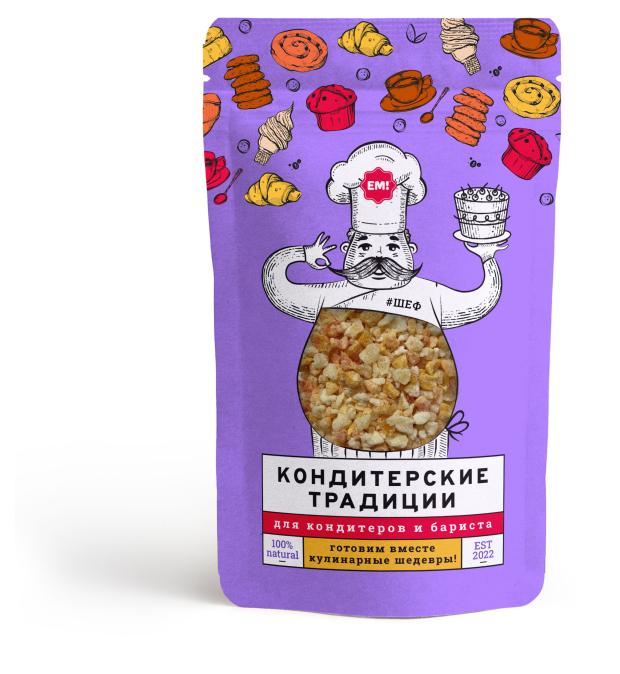 

Смесь из цукатов ЕМ Тропик микс для кондитеров и бариста, 150 г