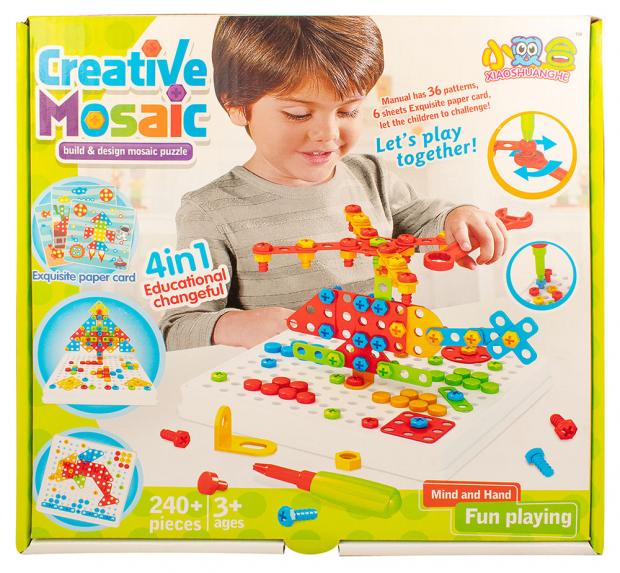 

Игровой набор Yisheng Мозаика-конструктор, 230 деталей