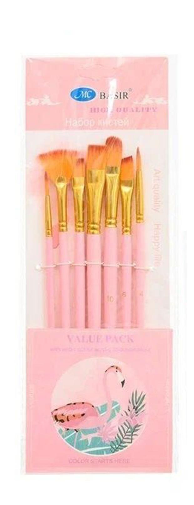 Набор кистей Basir из нейлона, 7 шт