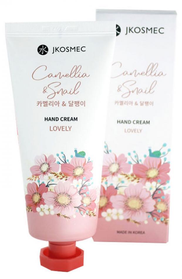Крем для рук с маслом камелии и муцином улитки Jkosmec Camellia&Snail, 100 мл