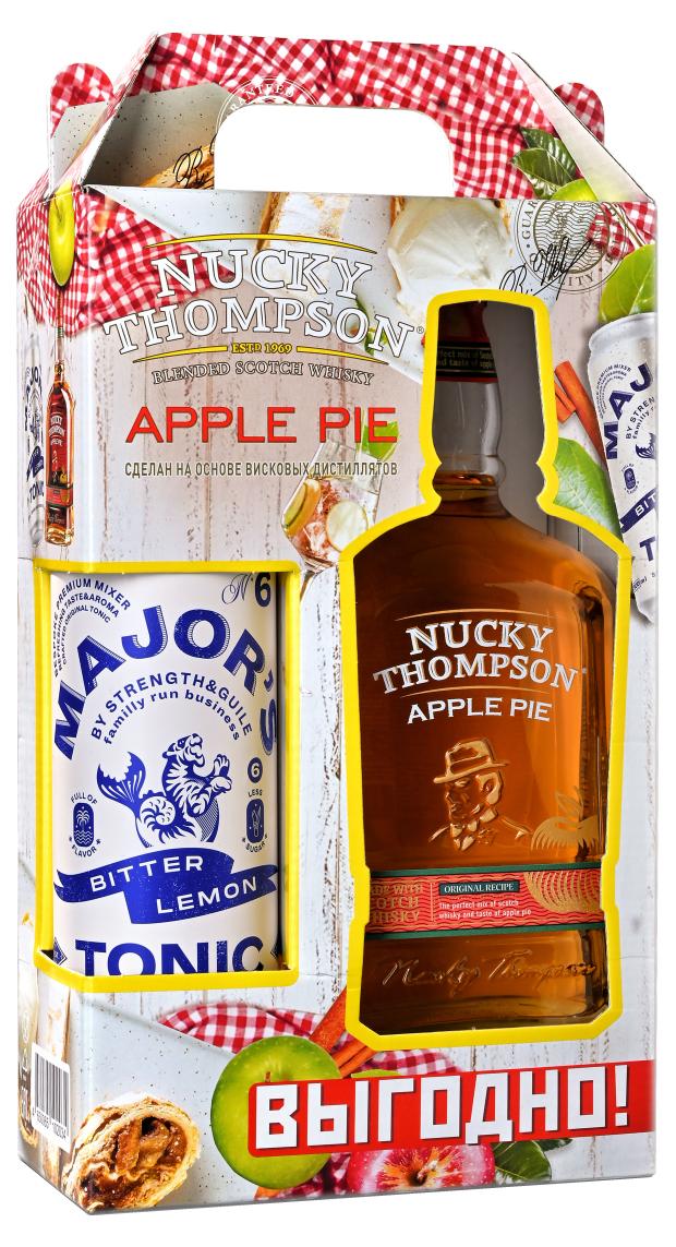 

Настойка полусладкая Nucky Thompson Apple Pie Россия, 0,7 л + тоник Majors 0,5 л