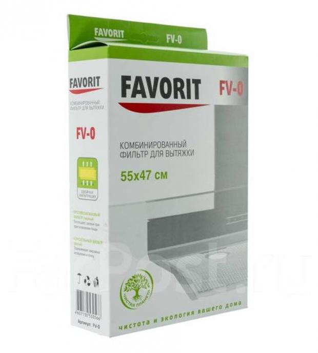 

Фильтр для вытяжек Favorit FV-0, 55х47 см