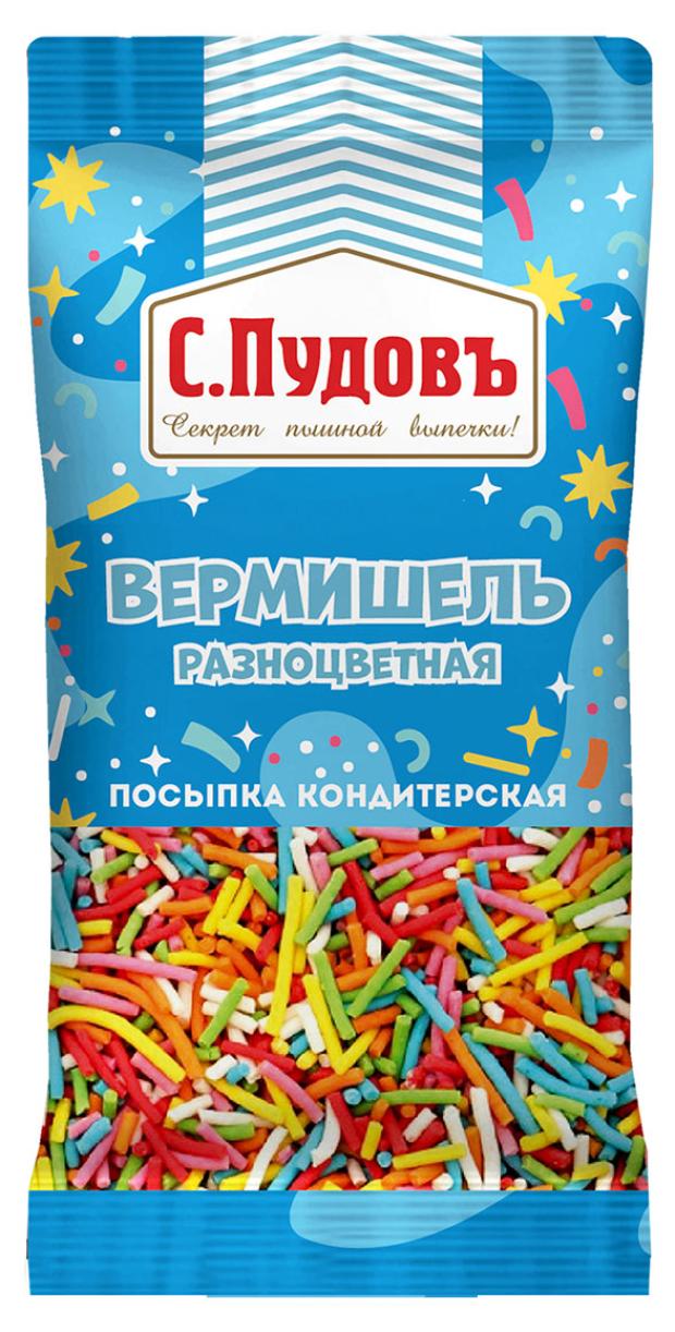 

Посыпка кондитерская С.Пудовъ Вермишель разноцветная яркая, 10 г