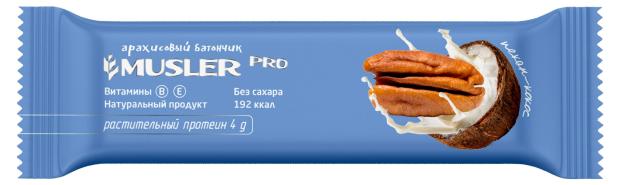 

Батончик протеиновый Musler Пекан-кокос, 40 г