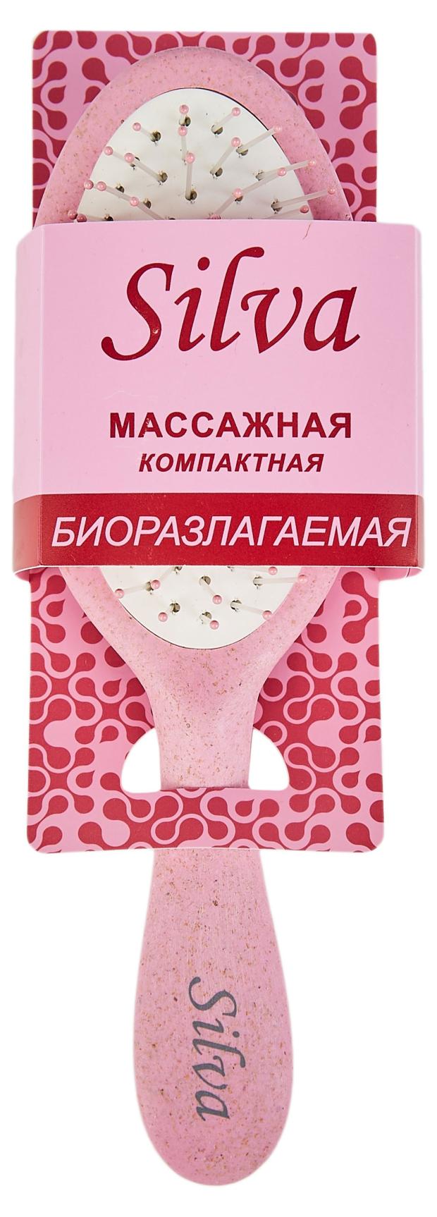 

Расческа для волос Silva массажная на подушке