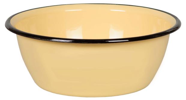 Миска Стальэмаль кремовая, 1,5 л