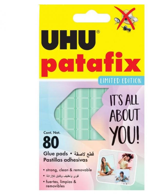 Клеящие подушечки UHU Patafix мятные, 80 шт