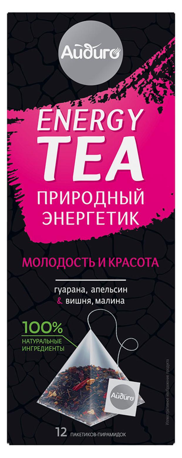 Чай травяной Айдиго Энергетический Молодость и красота в пирамидках, 30 г