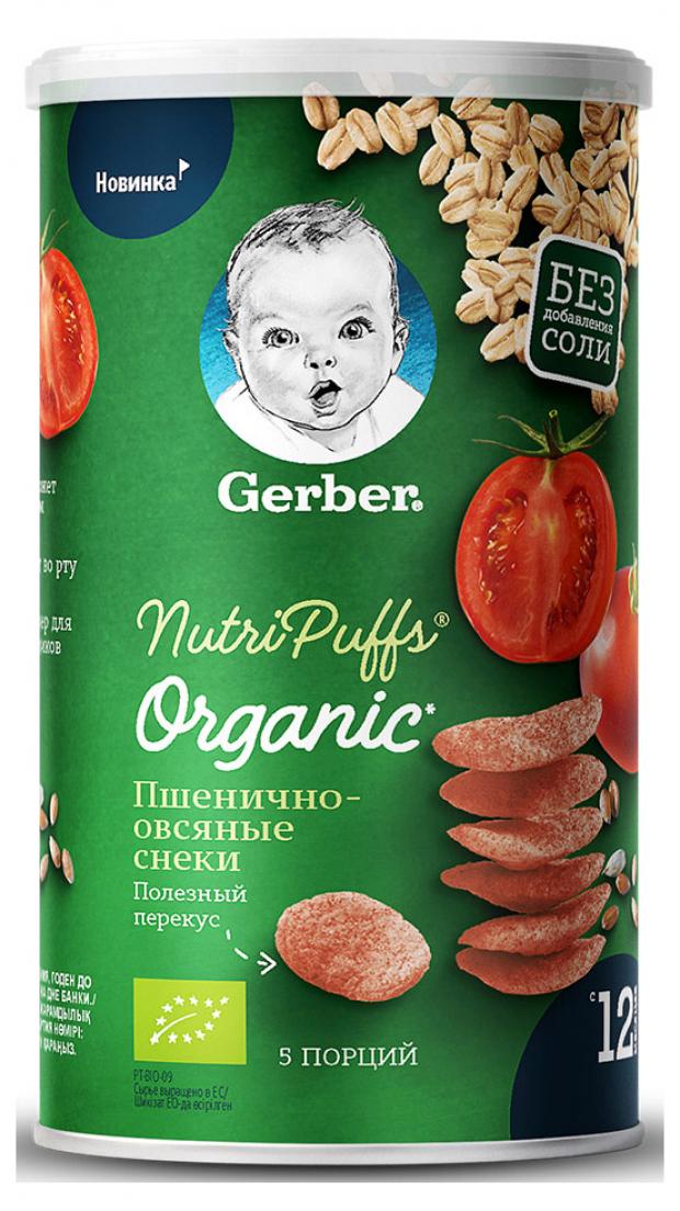 

Снеки Gerber Organic Nutripuffs органические томат-морковь с 12 мес., 35 г