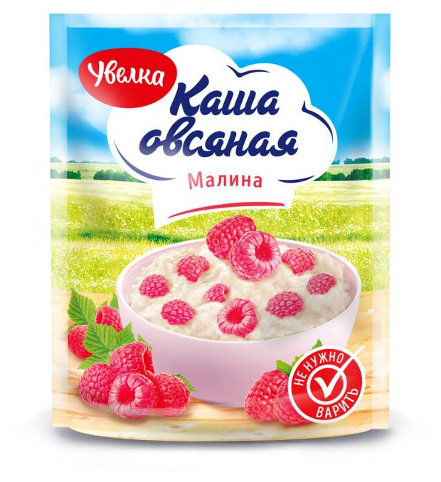 Каша овсяная Увелка с малиной, 40 г
