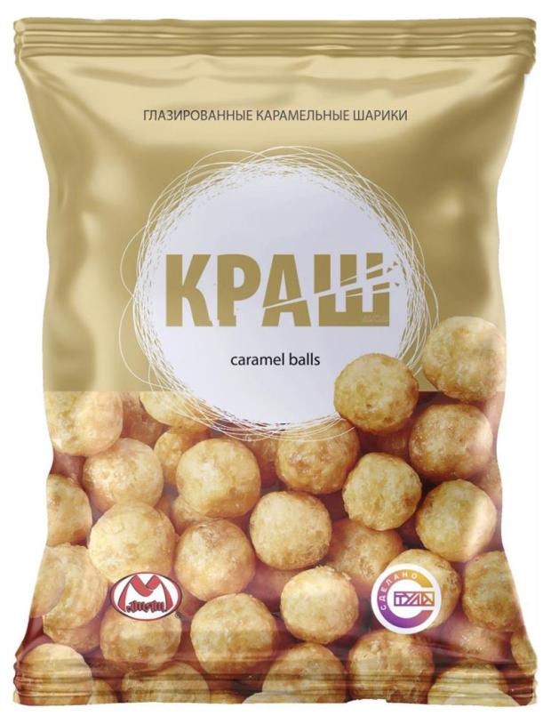 Шарики кукурузные Матяш Краш со вкусом карамели, 50 г