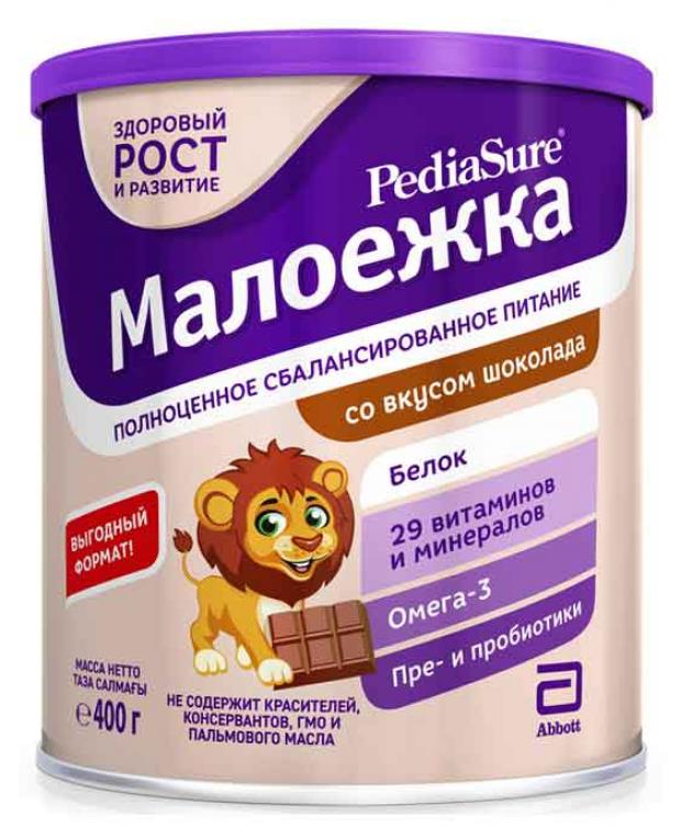 

Смесь сухая Pediasure Малоежка со вкусом шоколада, 400 г