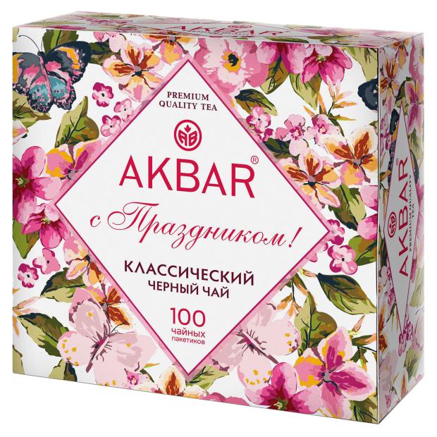 

Чай черный AKBAR Классическая серия, 100х2 г