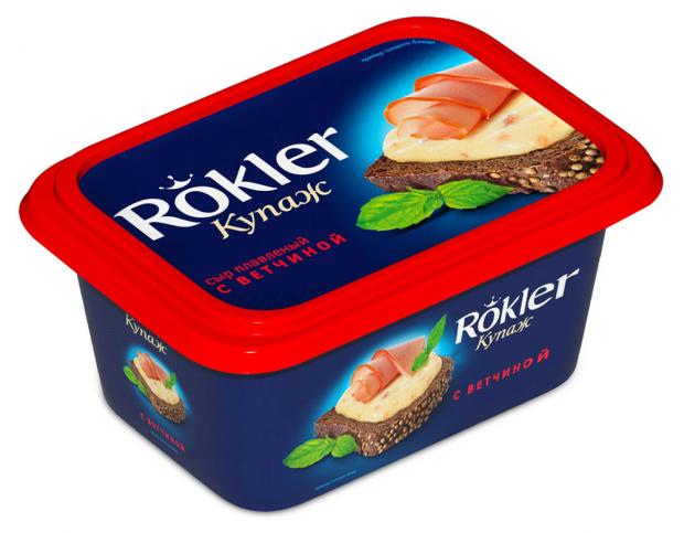 

Сыр плавленый Rokler с ветчиной, 370 г