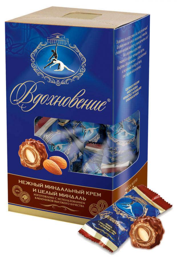 

Конфеты шоколадные «Вдохновение» с миндальным кремом и миндалем, 240 г