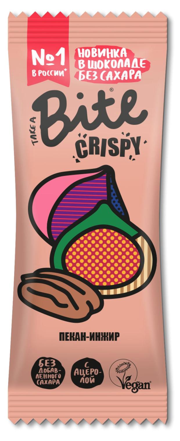 Батончик Take a Bite Crispy Пекан-Инжир 45 г 109₽