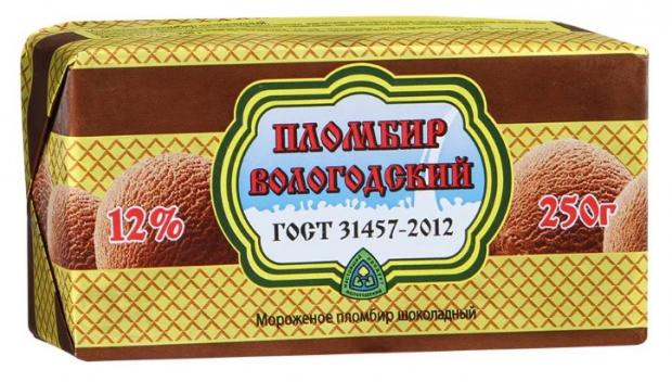 

Мороженое «Вологодский пломбир» шоколадный, 250 г
