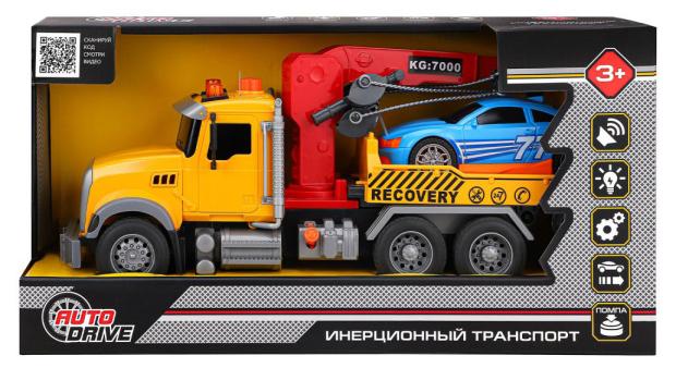 

Эвакуатор AUTODRIVE с машинками Фрикционный