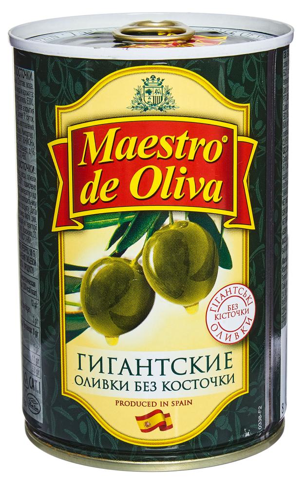 

Оливки Maestro de Oliva Гигант без косточки, 410 г