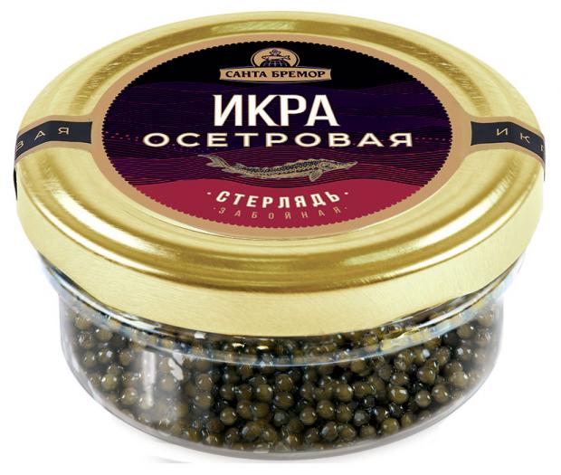 

Икра черная осетровая Санта Бремор стерляди, 50 г