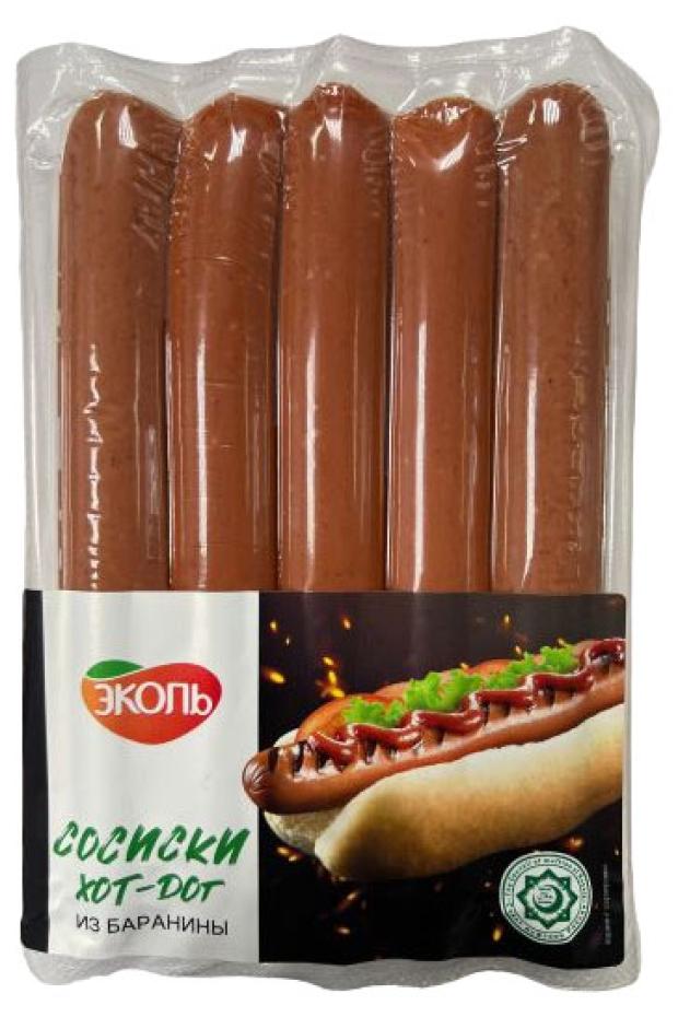 

Сосиски ЭКОЛЬ Хот-Дог из Баранины, 480 г