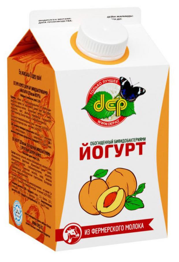 Йогурт питьевой Dep абрикос 2,5%, 500 г