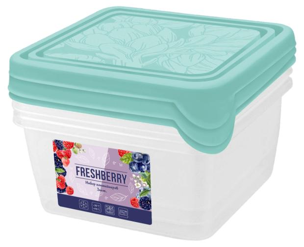 

Наборконтейнеровдля продуктовPlast Team HELSINKIArtichoke 0,45 л, 3 шт