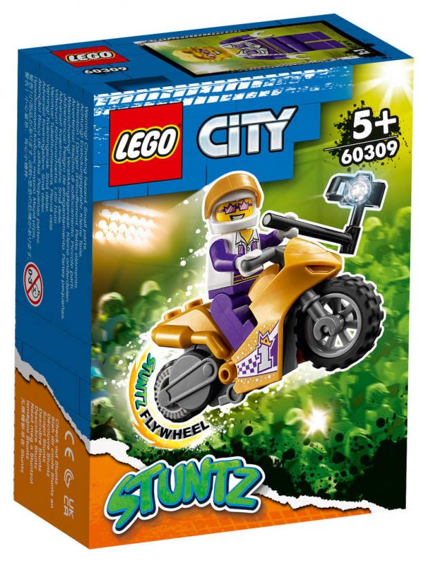 

Конструктор LEGO City Stuntz Трюковый мотоцикл с экшн-камерой
