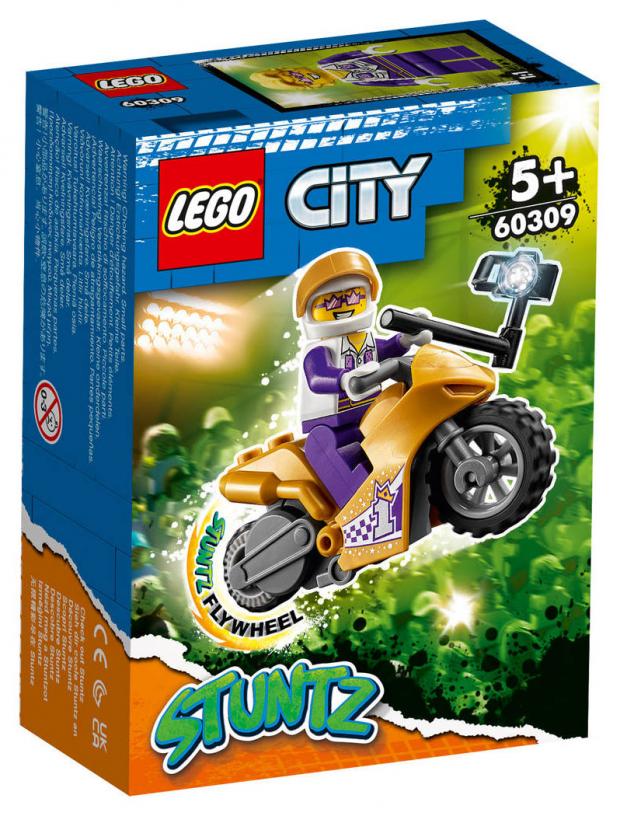 Конструктор LEGO City Stuntz Трюковый мотоцикл с экшн-камерой