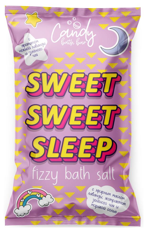 

Соль шипучая для ванн Laboratory Katrin Candy bath bar Sweet Sweet Sleep, 100 г