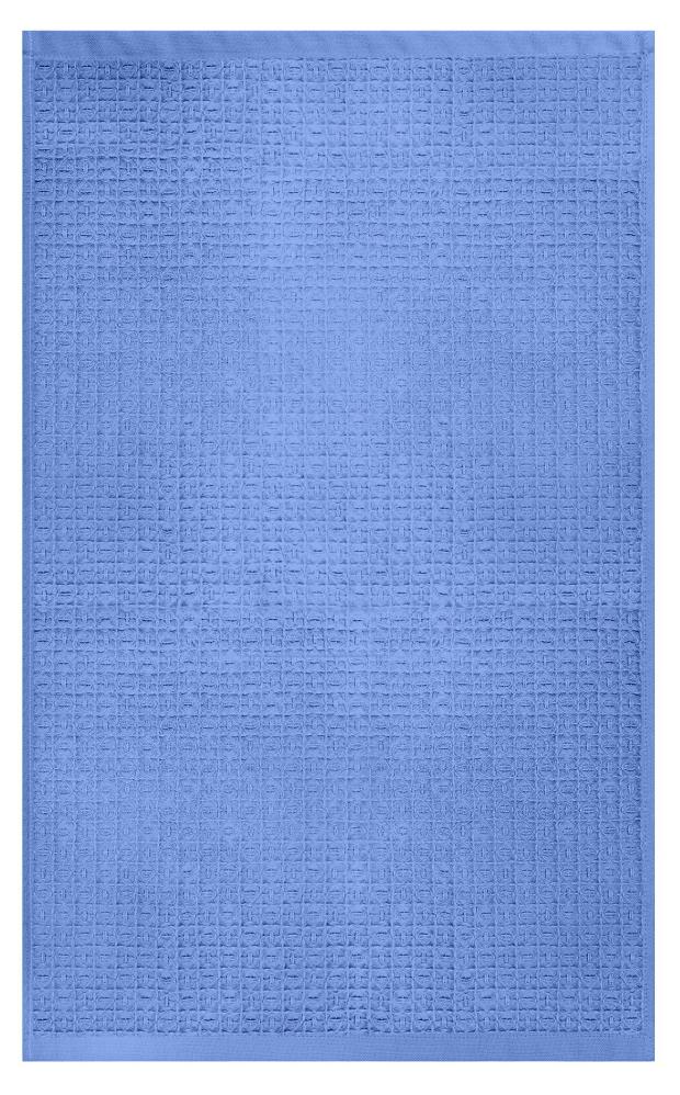 

Полотенце вафельное Cleanelly Basic синее, 43х70 см