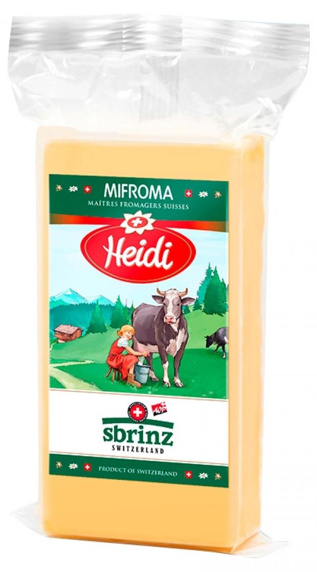 

Сыр твердый Heidi Сбринц 47%, 200 г