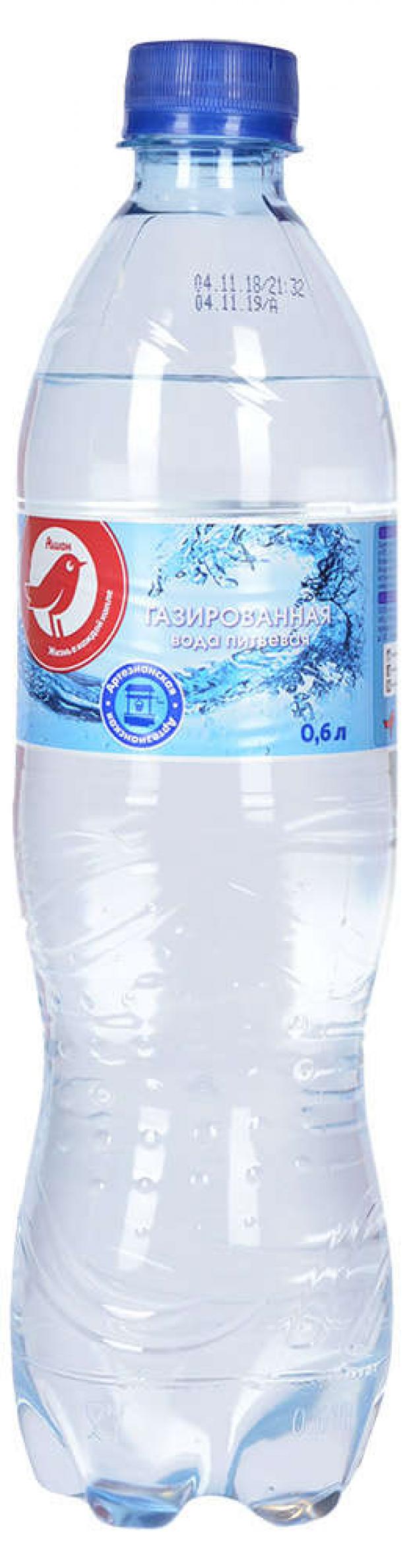 

Вода питьевая АШАН с газом, 600 мл