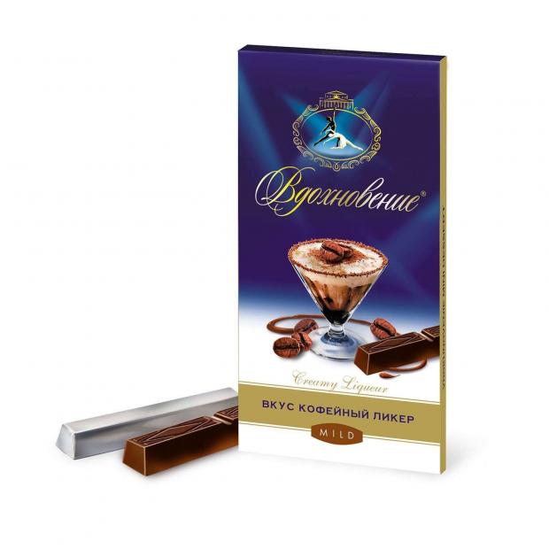 

Шоколад «Вдохновение» Creamy Liqueur кофейный ликер, 100 г