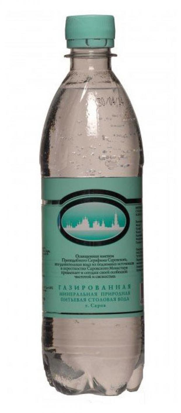 Вода минеральная Серафимов Дар газированная столовая, 1,5 л
