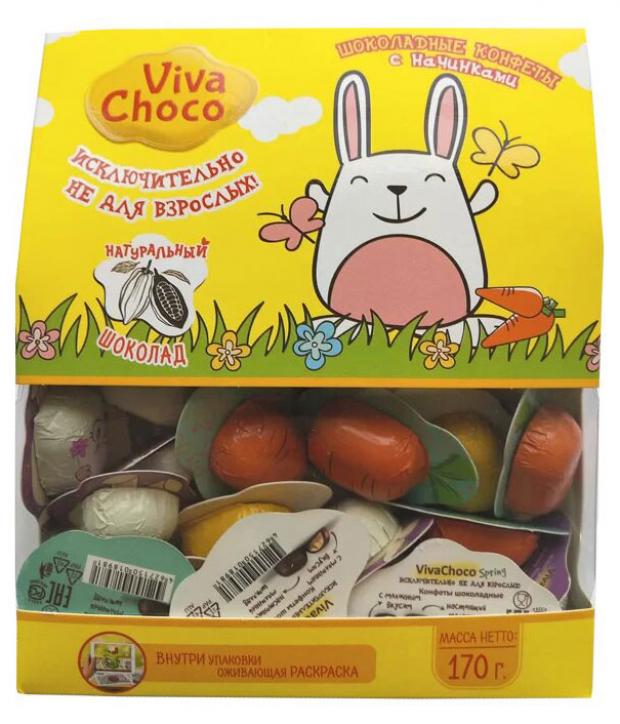 

Конфеты шоколадные VivaChoco Spring Ассорти, 170 г